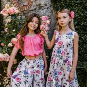 TOP IN MANO SETA CORTO CON VITA ARRICCIATA