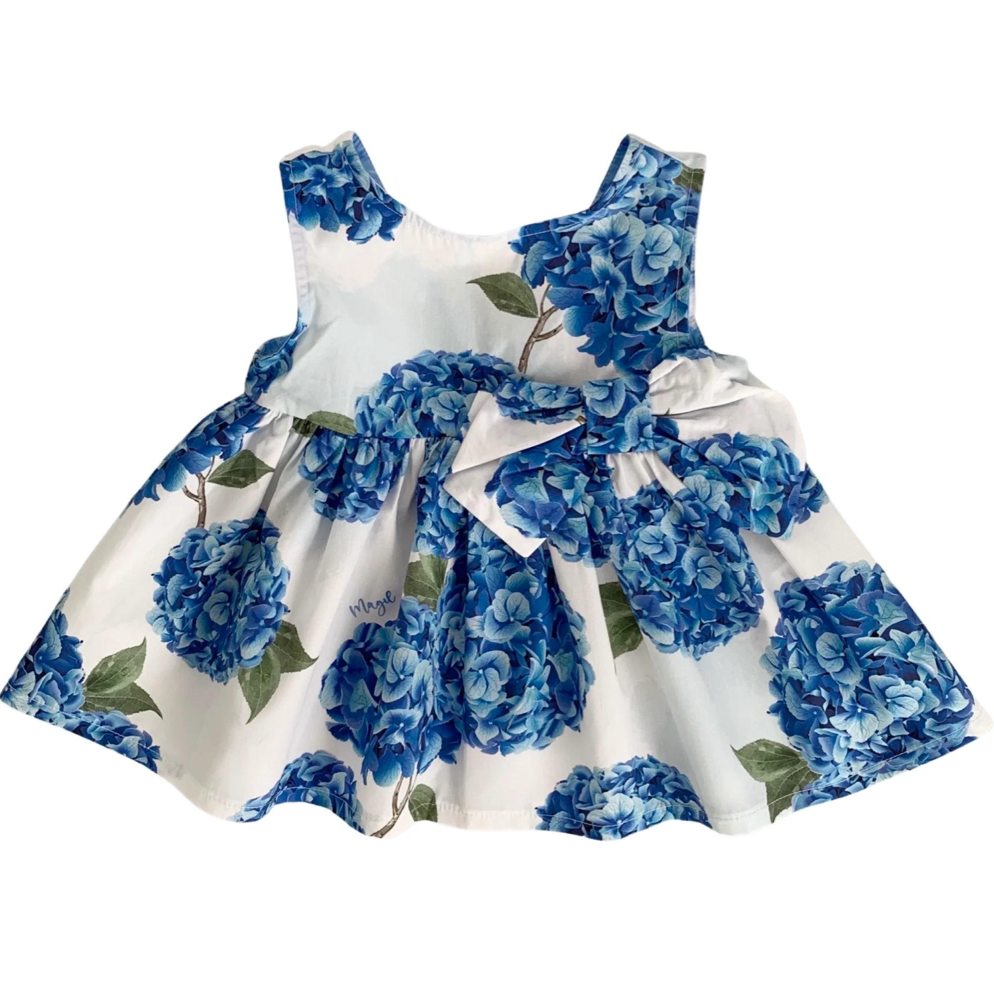 TOP STAMPATO CON FIOCCO FRONTALE - immagine 2