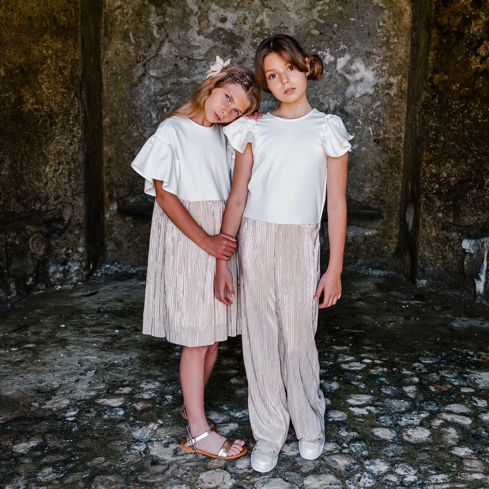 TUTA COMBINATA PUNTO MILANO E PLISSE' - immagine 2