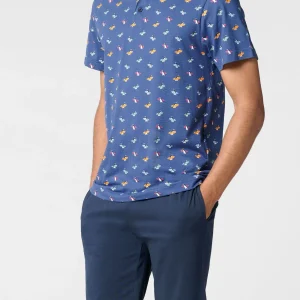 PIGIAMA SERAFINO CORTO STAMPA PINGUINI CAGI