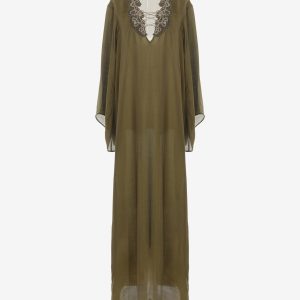 Long Macramé Caftan