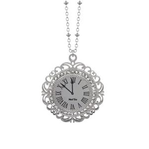COLLANA DONNA MAD TEA IN ACCIAIO INOSSIDABILE CENERENTOLA OROLOGIO “ALLO SCOCCARE DELLA MEZZANOTTE”