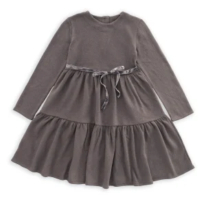 ABITO CALDO COTONE CON CINTURA VELLUTO