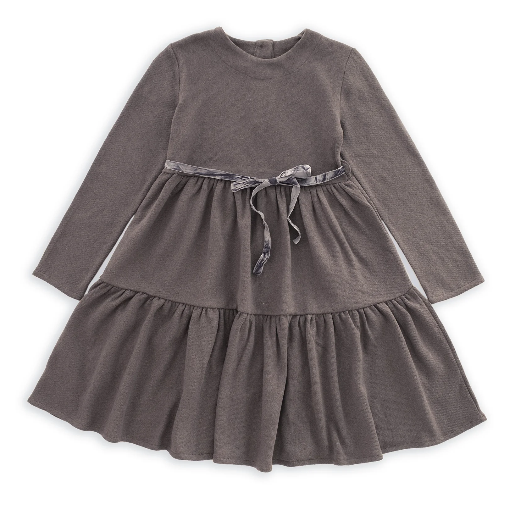 ABITO CALDO COTONE CON CINTURA VELLUTO - immagine 2