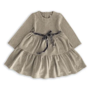 ABITO CALDO COTONE CON CINTURA VELLUTO