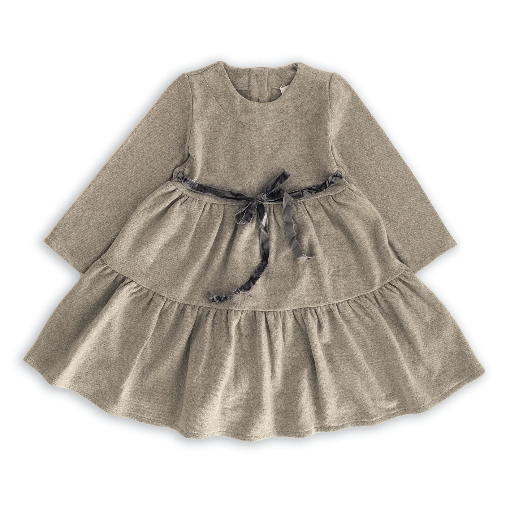 ABITO CALDO COTONE CON CINTURA VELLUTO