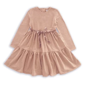 ABITO CALDO COTONE CON CINTURA VELLUTO