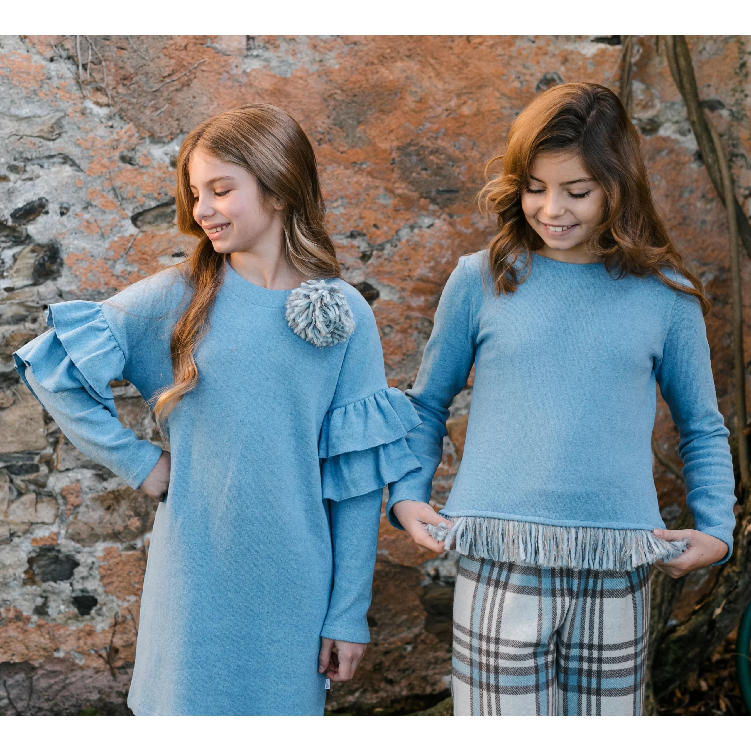 MAGLIA IN CALDO COTONE DETTAGLIO FRANGIA - immagine 3