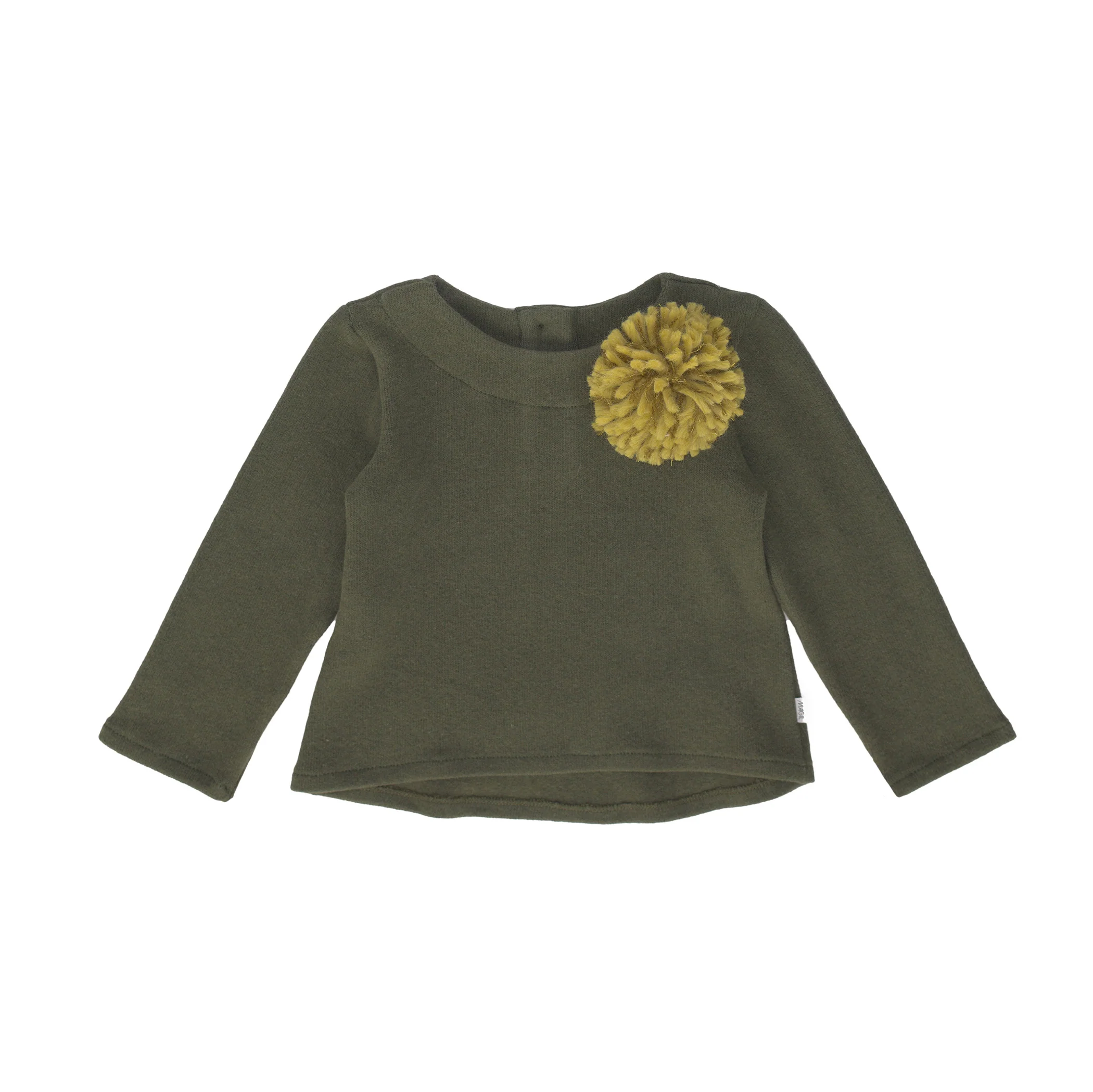 MAGLIA IN CALDO COTONE CON POMPON - immagine 4