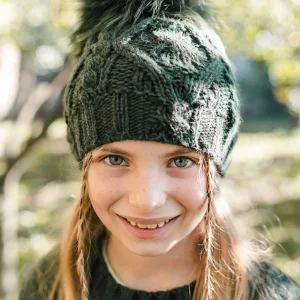 CAPPELLO IN MAGLIA MAXI POMPON