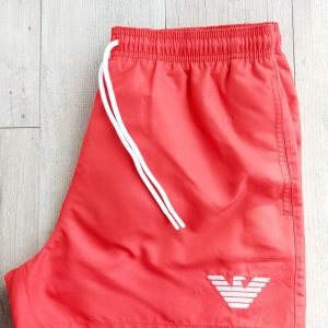 COSTUME UOMO EMPORIO ARMANI CLASSICO PANTALONCINO ROSSO
