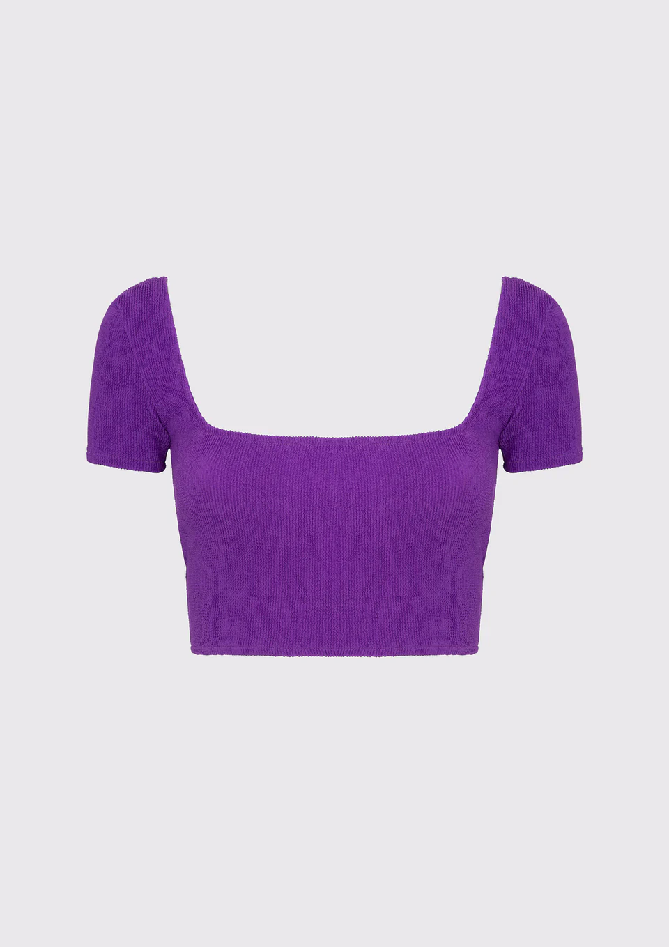 T-SHIRT CROP DONNA ME FUI VIOLA