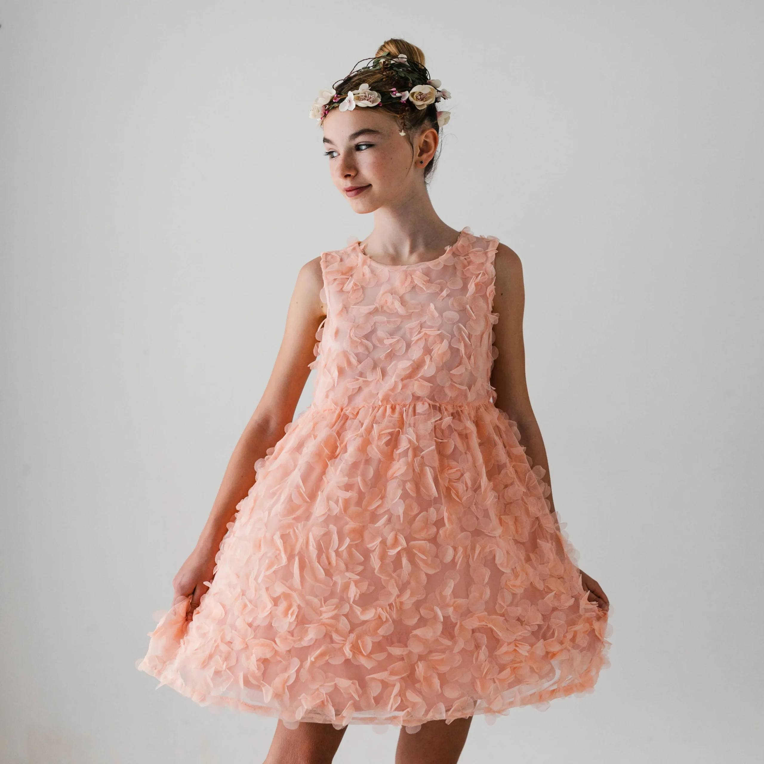 ABITO TESSUTO PETALI - immagine 2