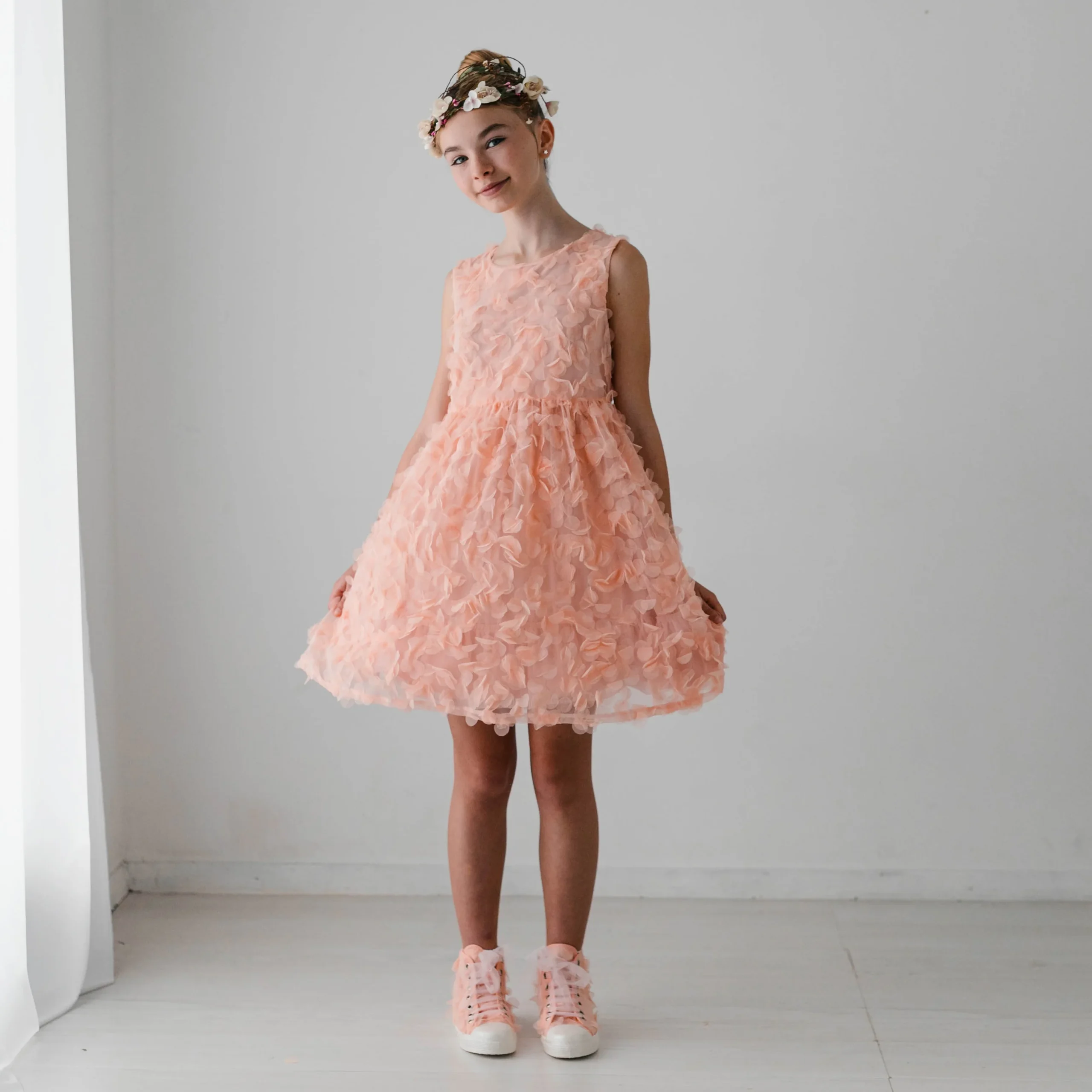 ABITO TESSUTO PETALI - immagine 3