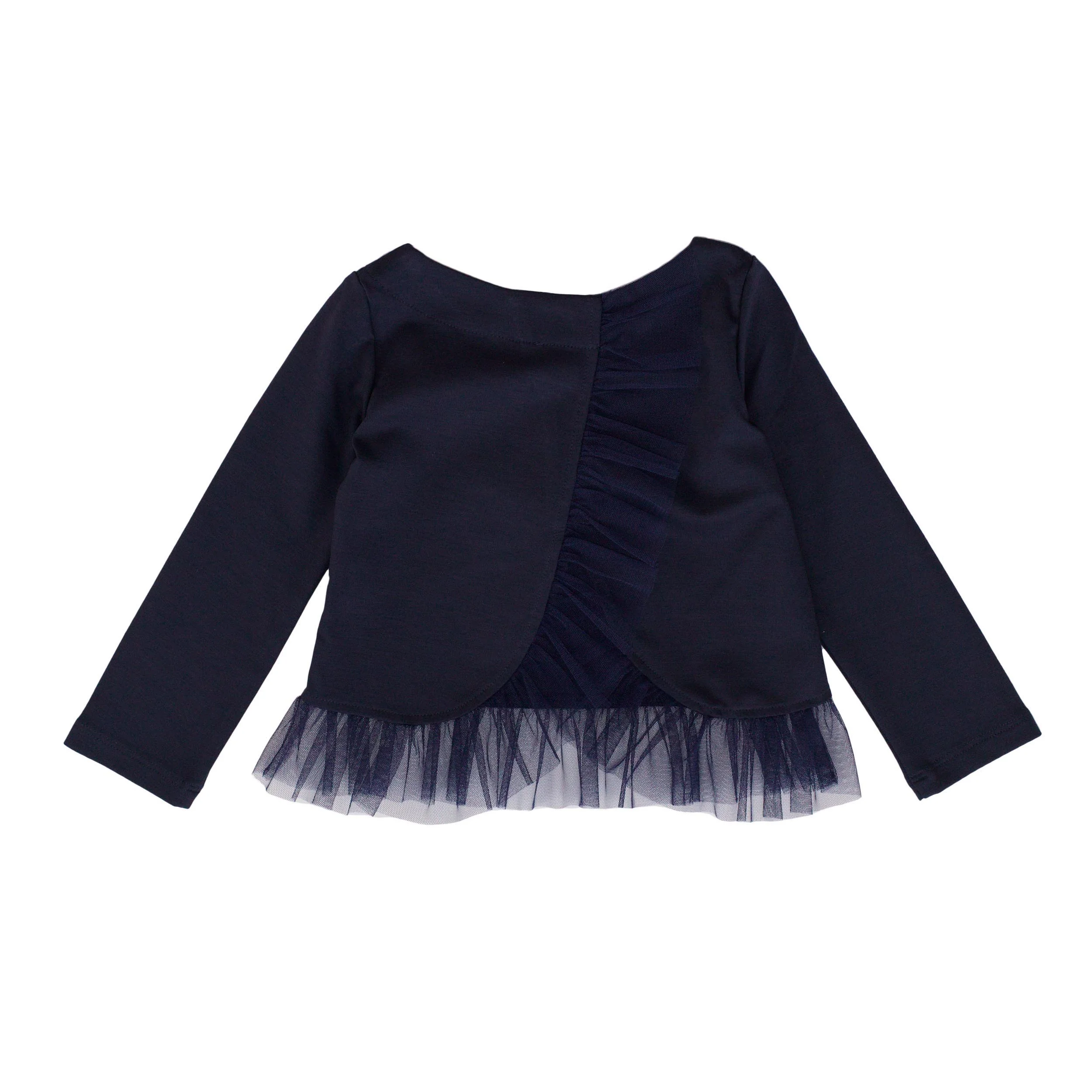 MAGLIA IN PUNTO MILANO VOLANT IN TULLE - immagine 5