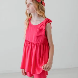 TOP IN VISCOSA CON FIOCCO