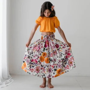 TOP IN VISCOSA ARRICCIATO CON VOLANT