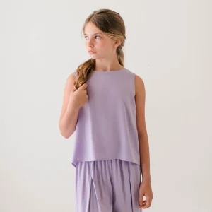 TOP IN VISCOSA FIOCCO SUL RETRO