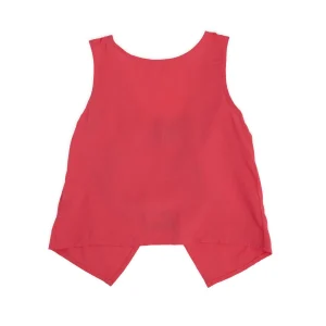 TOP IN VISCOSA FIOCCO SUL RETRO