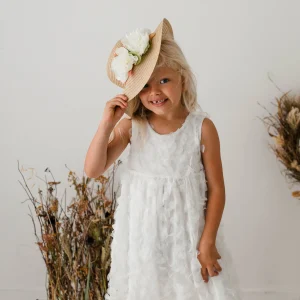 CAPPELLO DI PAGLIA CON FIORI