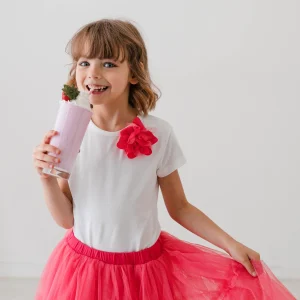 SPILLA CON FIORE IN VISCOSA