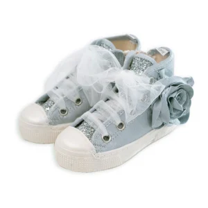 SNEAKER CON APPLICAZIONE FIORE