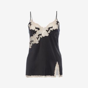 Embroidered Silk Top