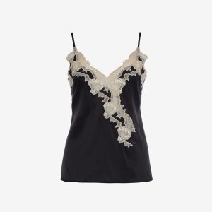 Top in Seta con Ricami