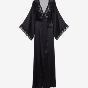 Kimono Lungo Con Ricami