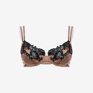 Reggiseno Ferretto in Seta con Ricamo