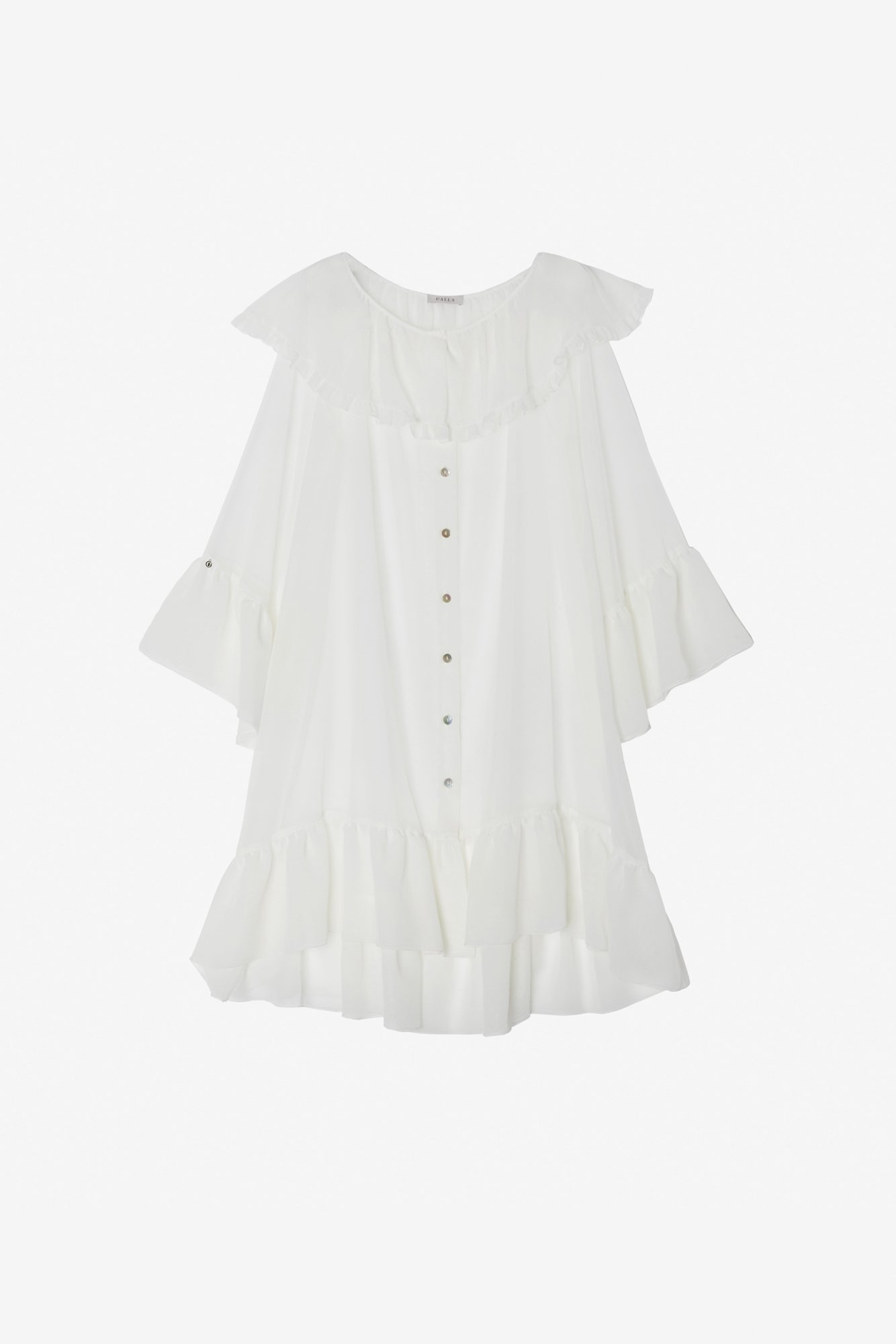 Carla – Vestaglia oversize in voile - immagine 4