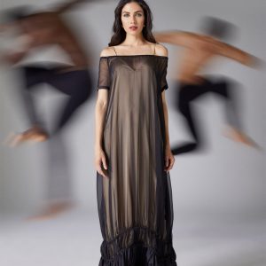 Phoebe – Abito lungo in voile