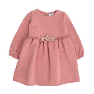 ABITO FELPA LUREX CON CINTURA