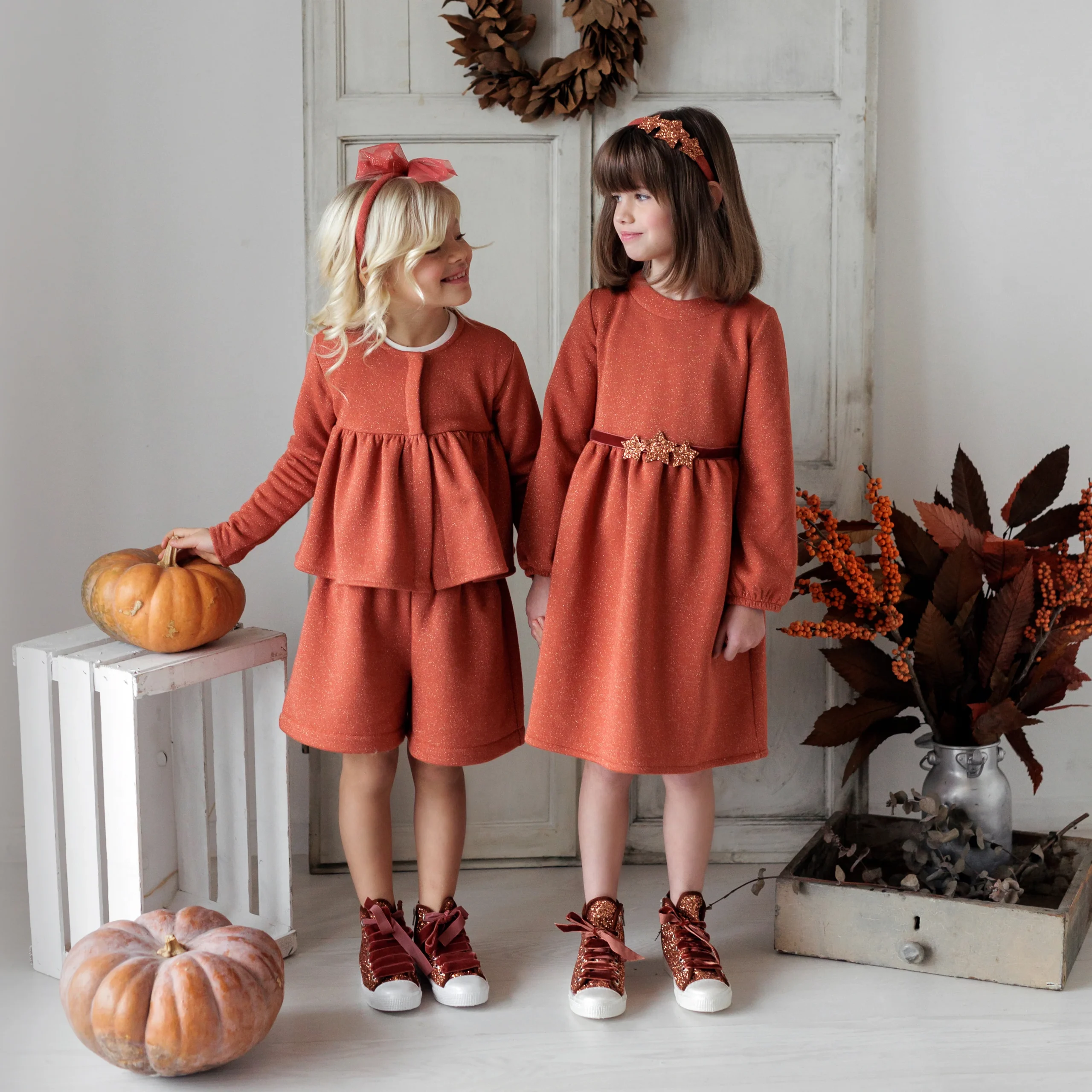 ABITO FELPA LUREX CON CINTURA - immagine 3