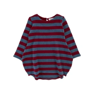 ABITO IN CALDO COTONE A RIGHE