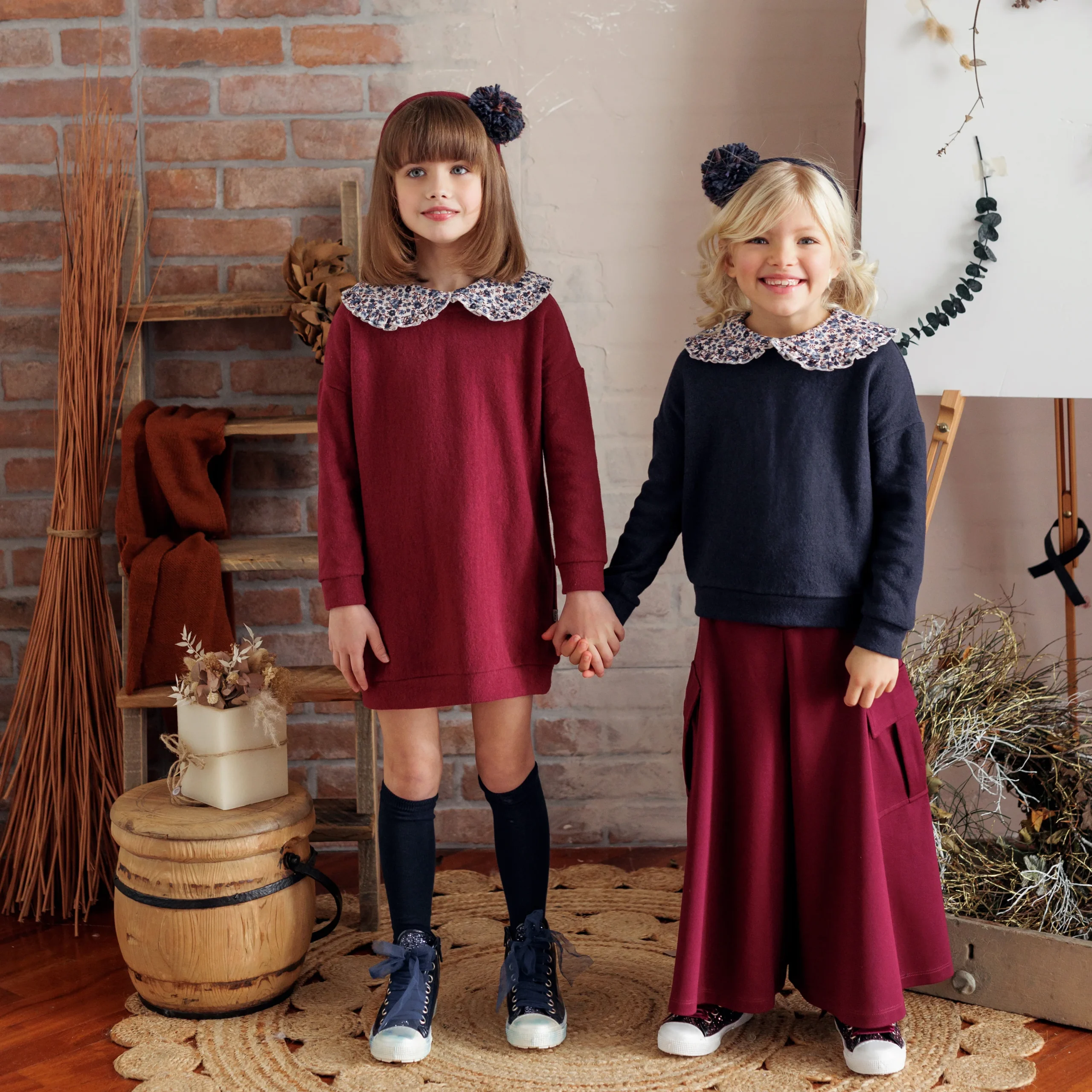 ABITO CALDO COTONE COLLETTO FIORELLINO - immagine 2