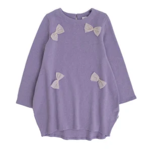 ABITO EGG-SHAPE CON FIOCCHI IN TULLE