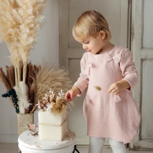 ABITO EGG-SHAPE CON FIOCCHI IN TULLE