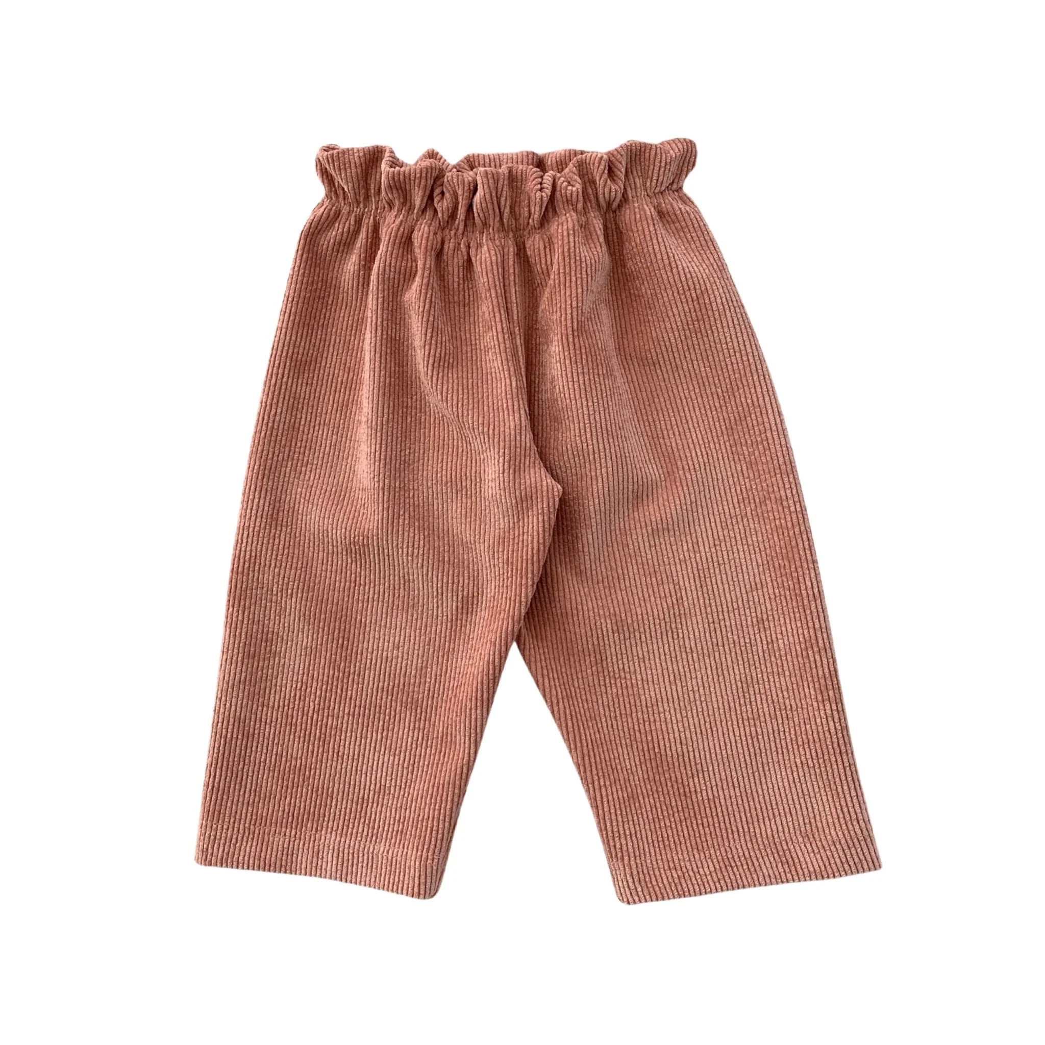 PANTALONE IN VELLUTO A CARAMELLA - immagine 3