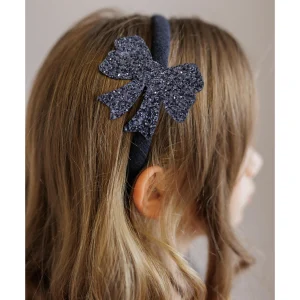 CERCHIETTO CON FIOCCO GLITTER