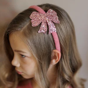 CERCHIETTO CON FIOCCO GLITTER