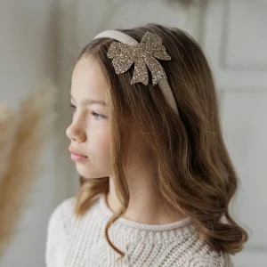 CERCHIETTO CON FIOCCO GLITTER