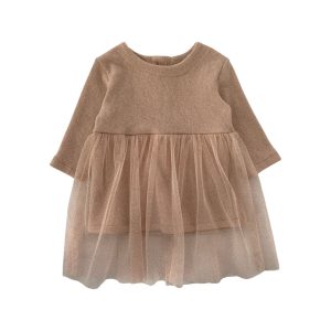 ABITO CON GONNA TULLE GLITTER