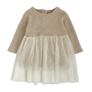 ABITO MAGLINA LUREX CON TULLE