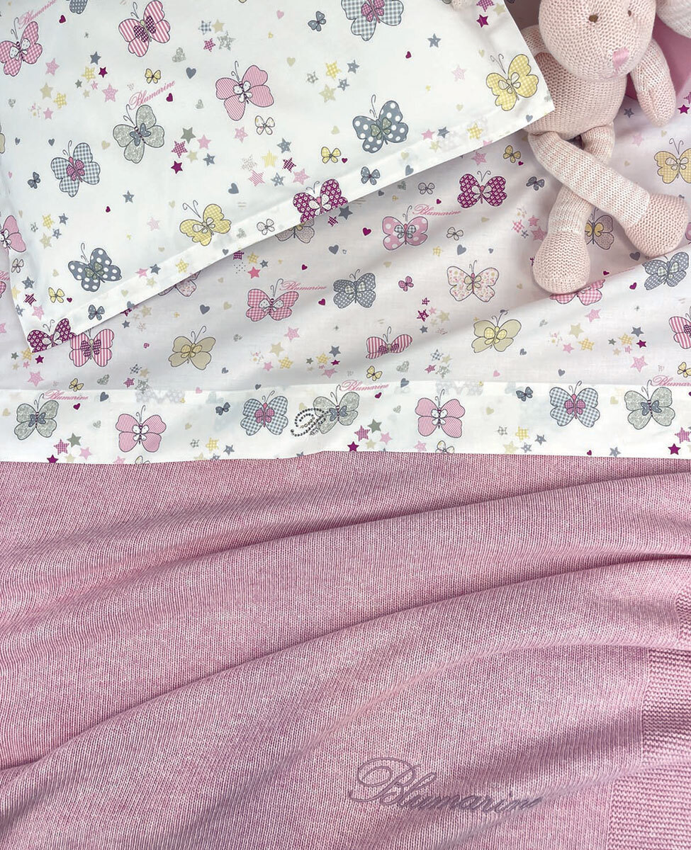 FARFALLE LENZUOLO CULLA BLUMARINE BABY - immagine 3