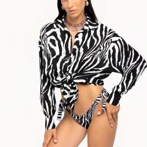 CAMICIA DONNA 4GIVENESS ZEBRATA