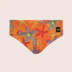 COSTUME BIMBO EFFEK SLIP STELLE MARINE ARANCIO