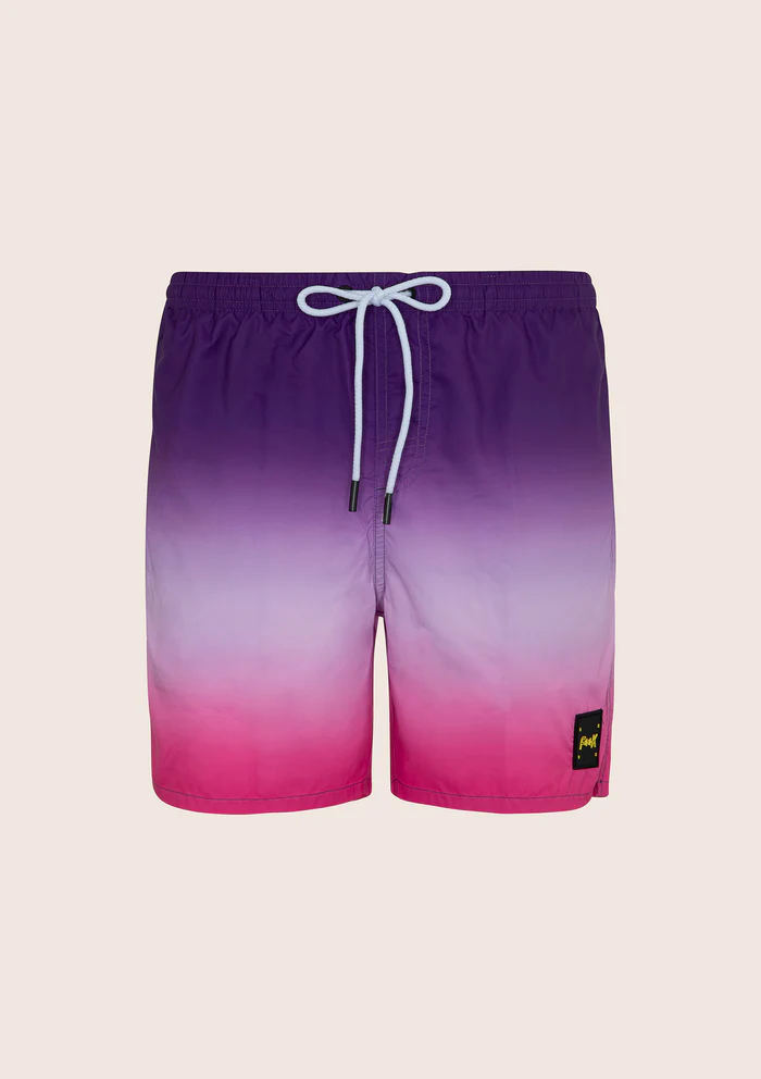 COSTUME UOMO EFFEK A PANTALONCINO CON COLORI VIOLA E ROSA DEGRADE’ - immagine 3