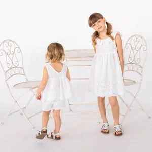 ABITO IN GARZA CON RICAMO