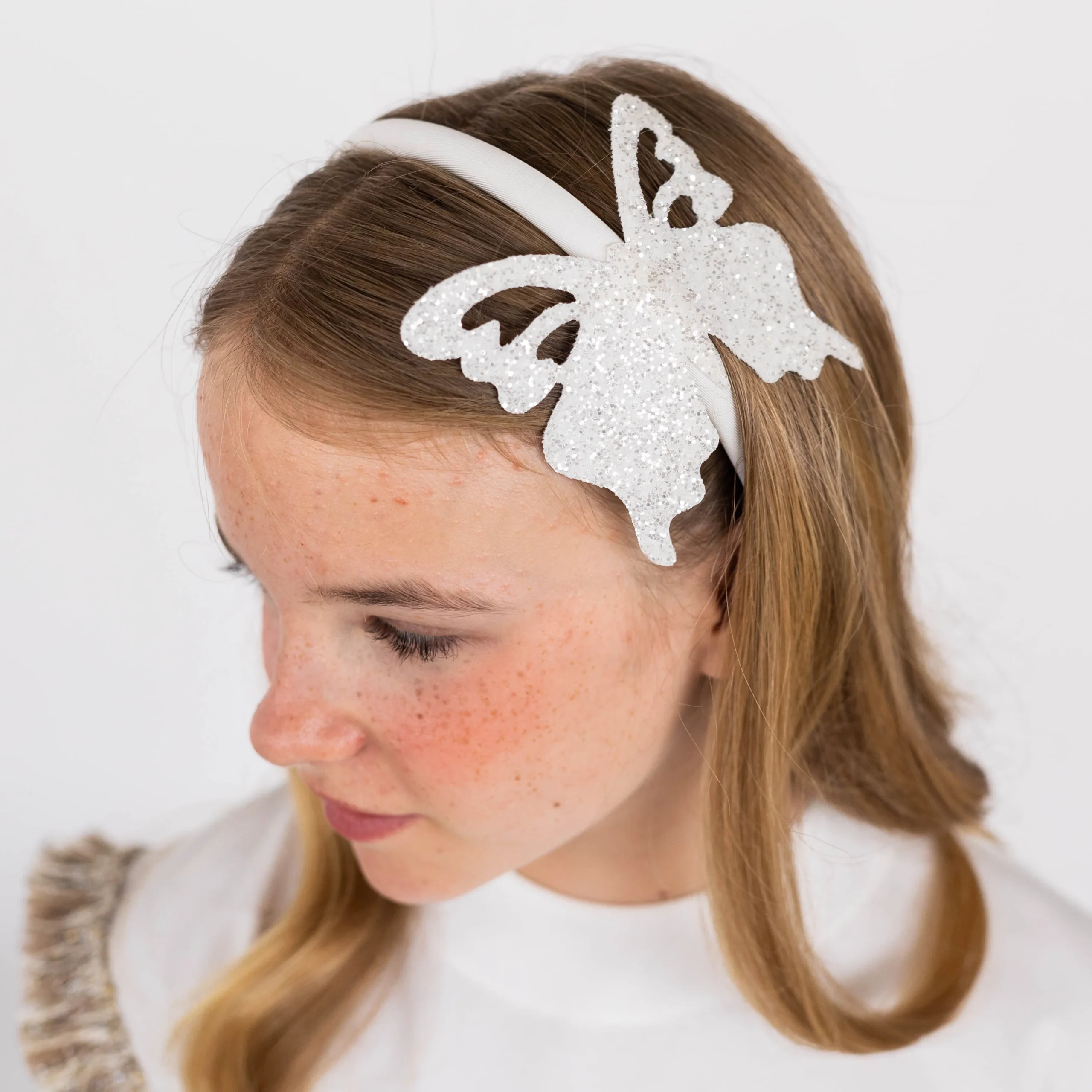 CERCHIETTO CON FARFALLA GLITTER - immagine 3